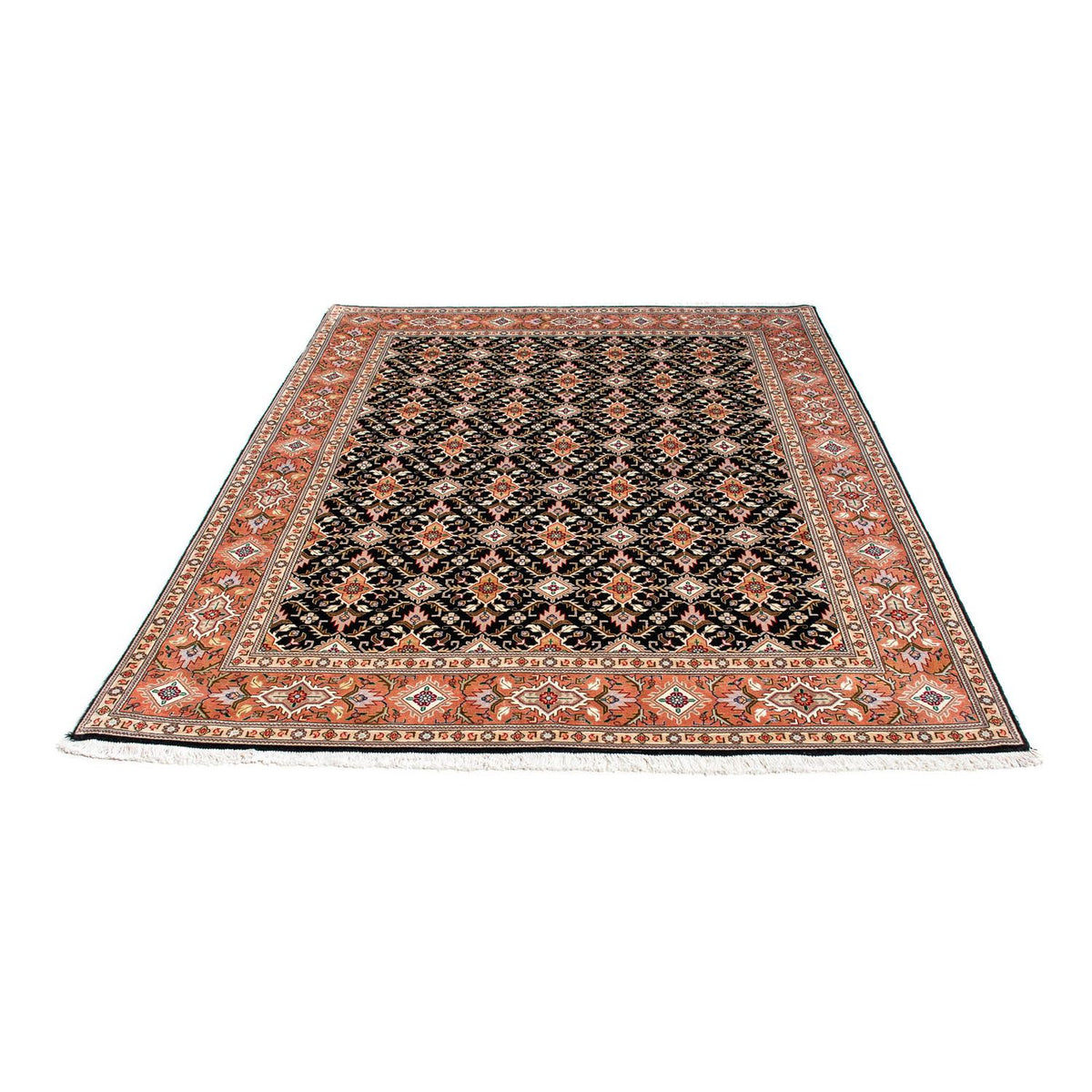 Alfombra Persa - Tabriz - Prima - 205 x 154 cm - azul oscuro