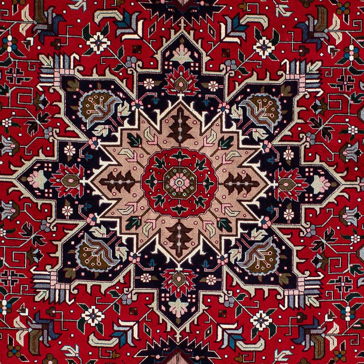 Alfombra Persa - Tabriz - Real - 200 x 153 cm - rojo