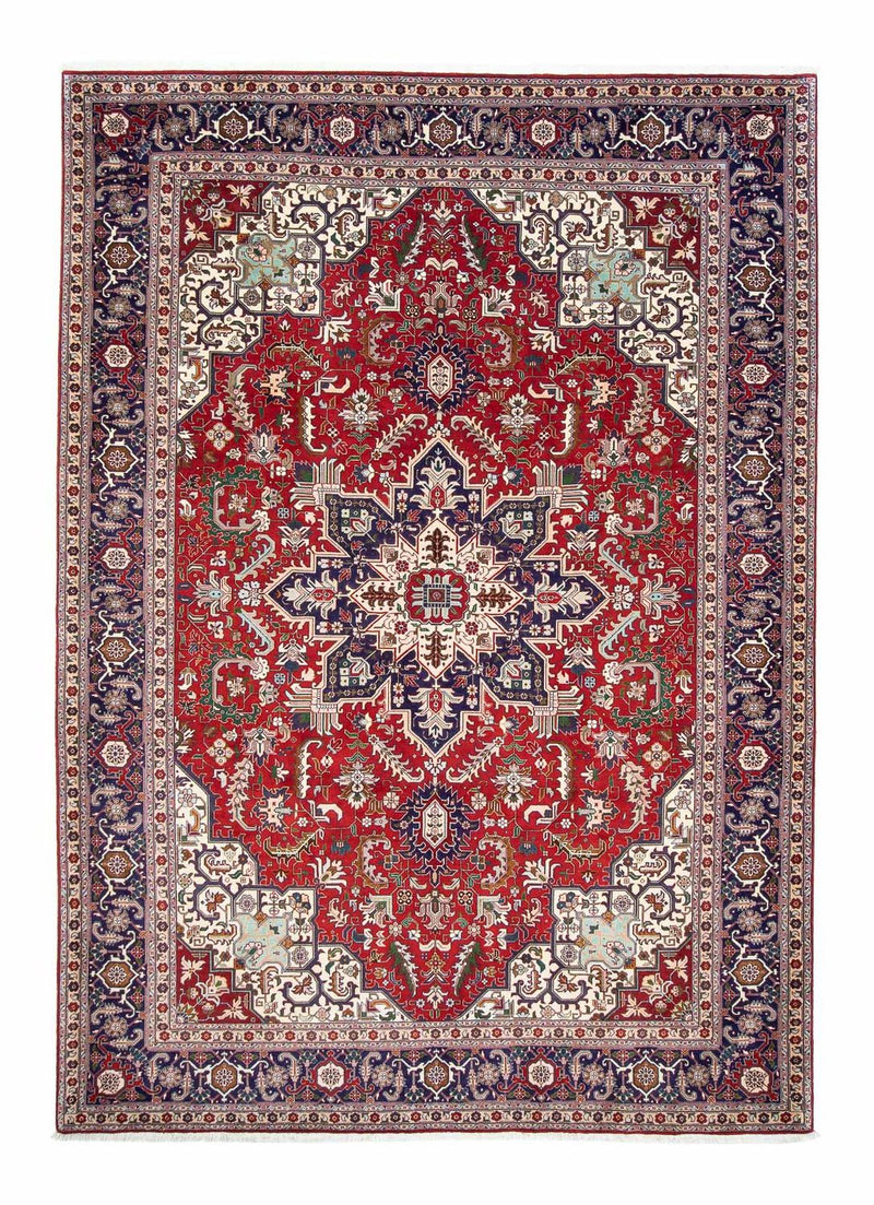 Alfombra Persa - Tabriz - Real - 297 x 204 cm - rojo oscuro