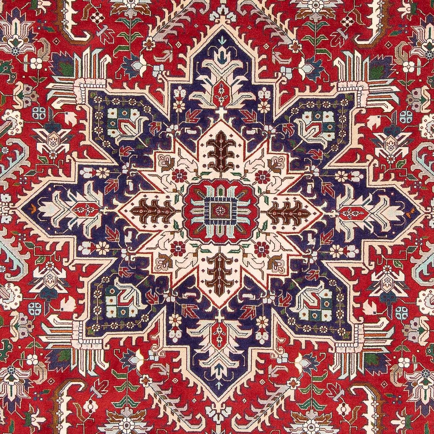 Alfombra Persa - Tabriz - Real - 297 x 204 cm - rojo oscuro