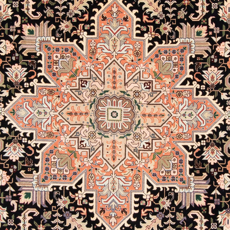 Alfombra Persa - Tabriz - Real - 306 x 208 cm - azul oscuro