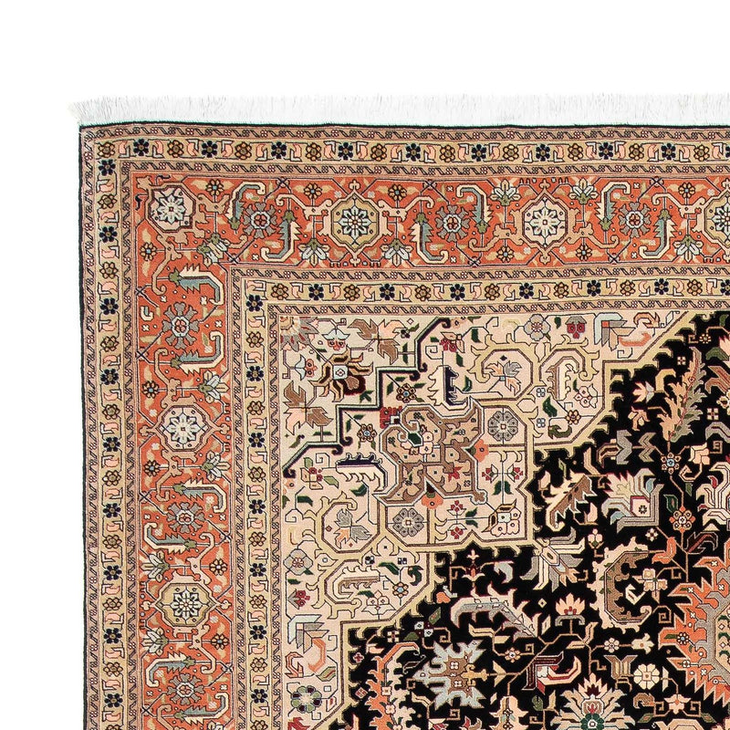Alfombra Persa - Tabriz - Real - 306 x 208 cm - azul oscuro