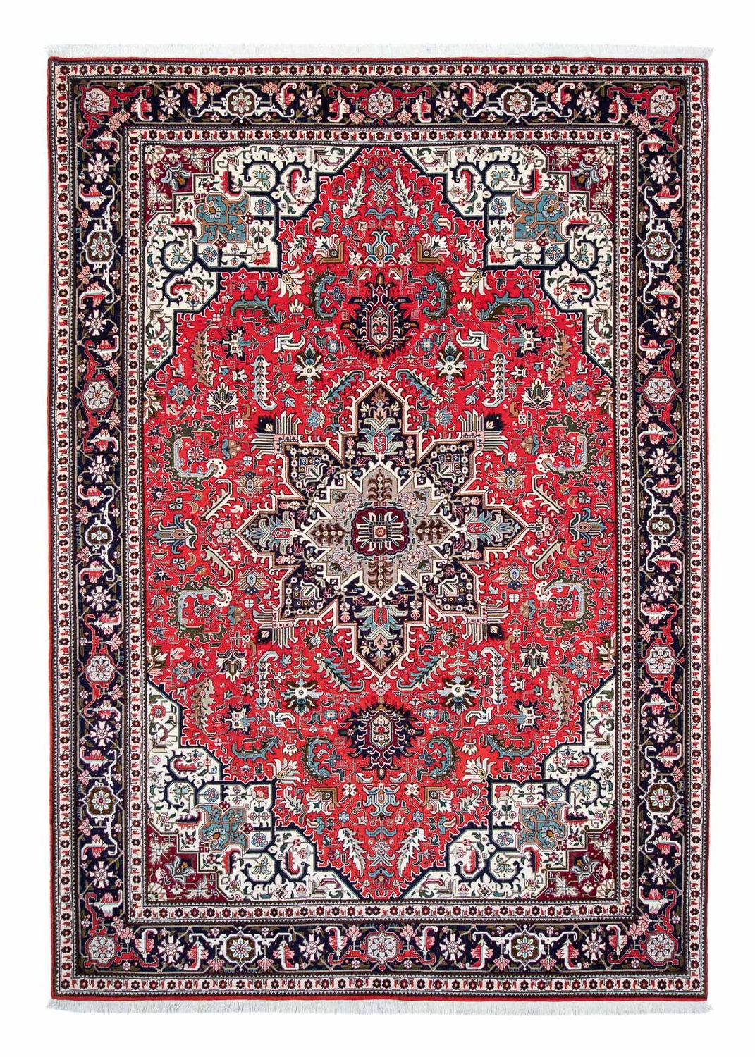Alfombra Persa - Tabriz - Real - 315 x 205 cm - rojo