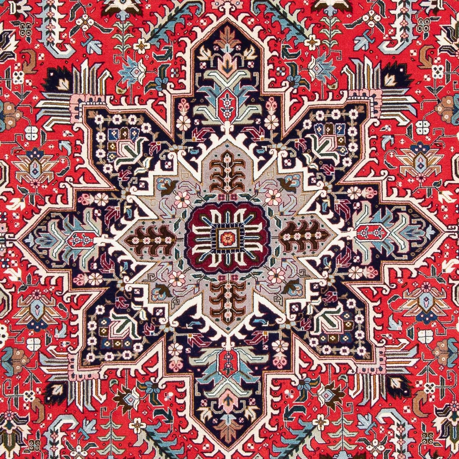 Alfombra Persa - Tabriz - Real - 315 x 205 cm - rojo