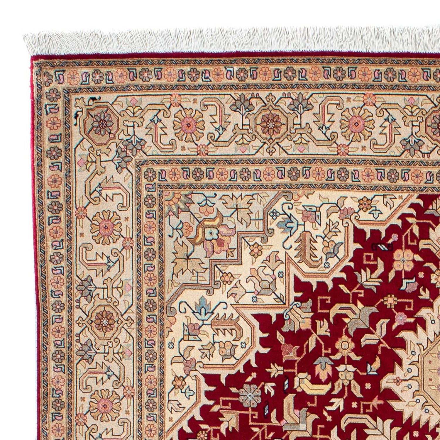Alfombra Persa - Tabriz - Real - 203 x 150 cm - rojo