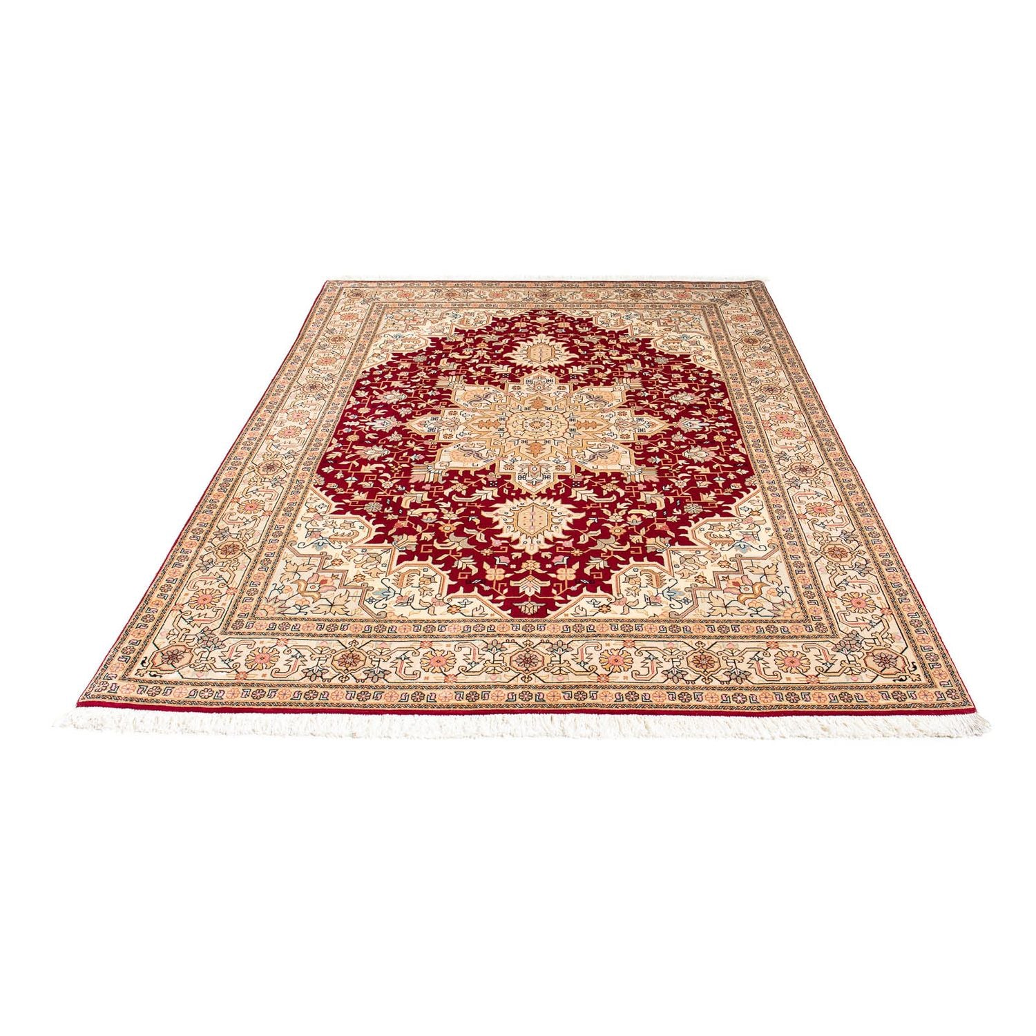 Alfombra Persa - Tabriz - Real - 203 x 150 cm - rojo