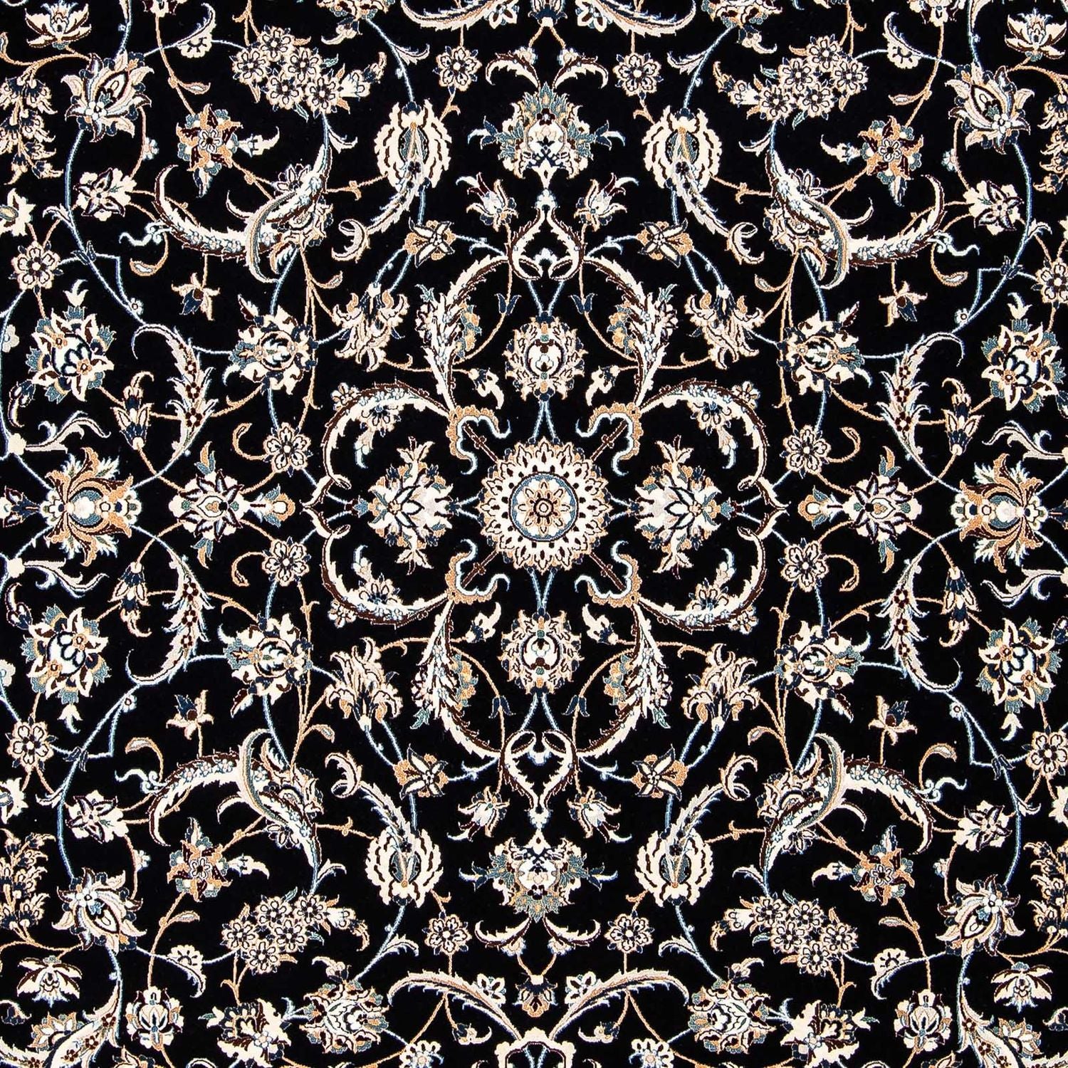 Alfombra Persa - Nain - Prima - 297 x 206 cm - azul oscuro