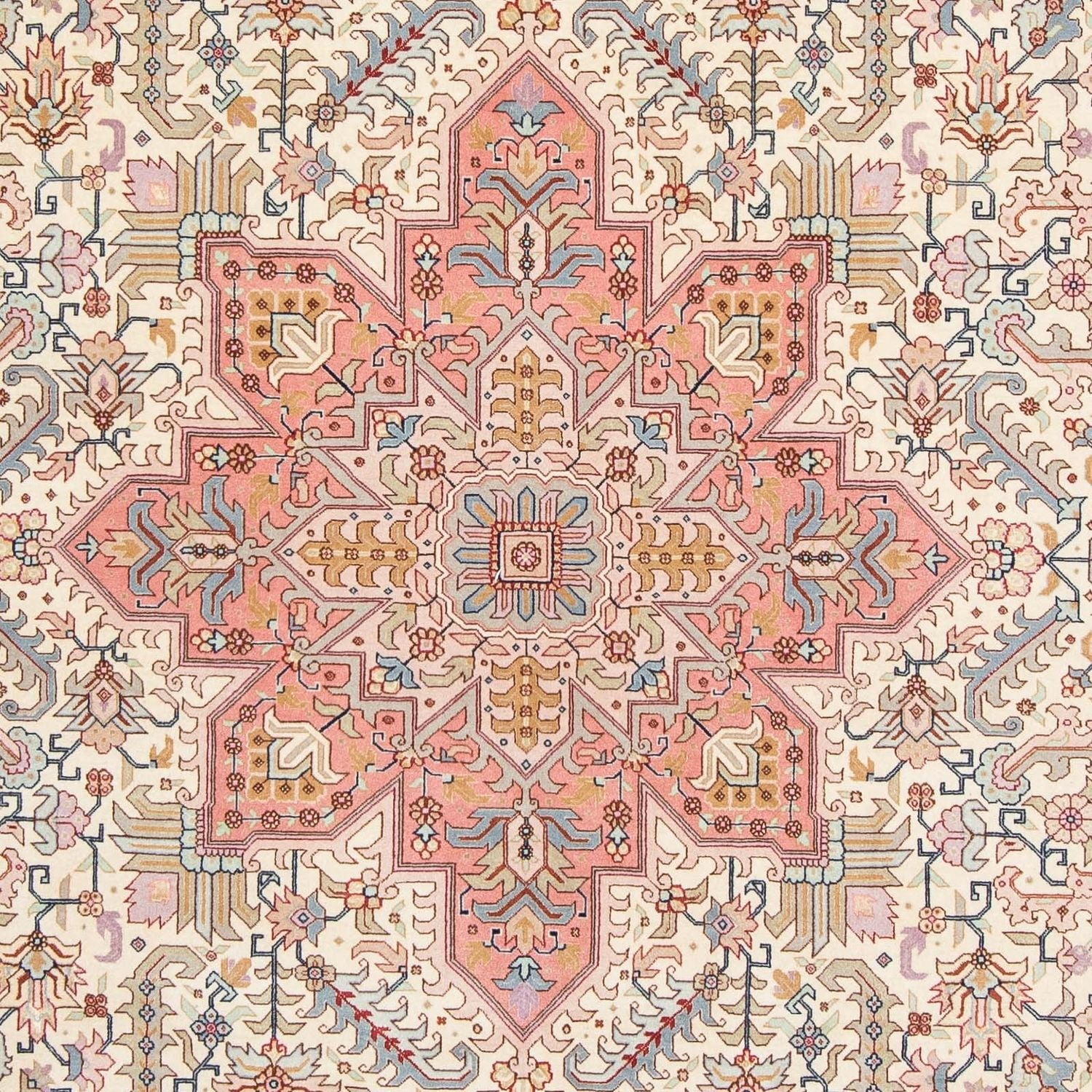 Alfombra Persa - Tabriz - Real - 323 x 200 cm - beige