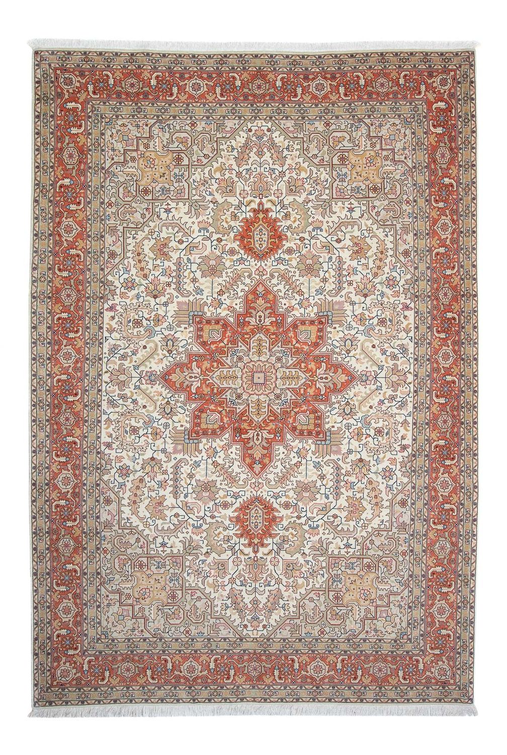 Alfombra Persa - Tabriz - Real - 306 x 200 cm - beige
