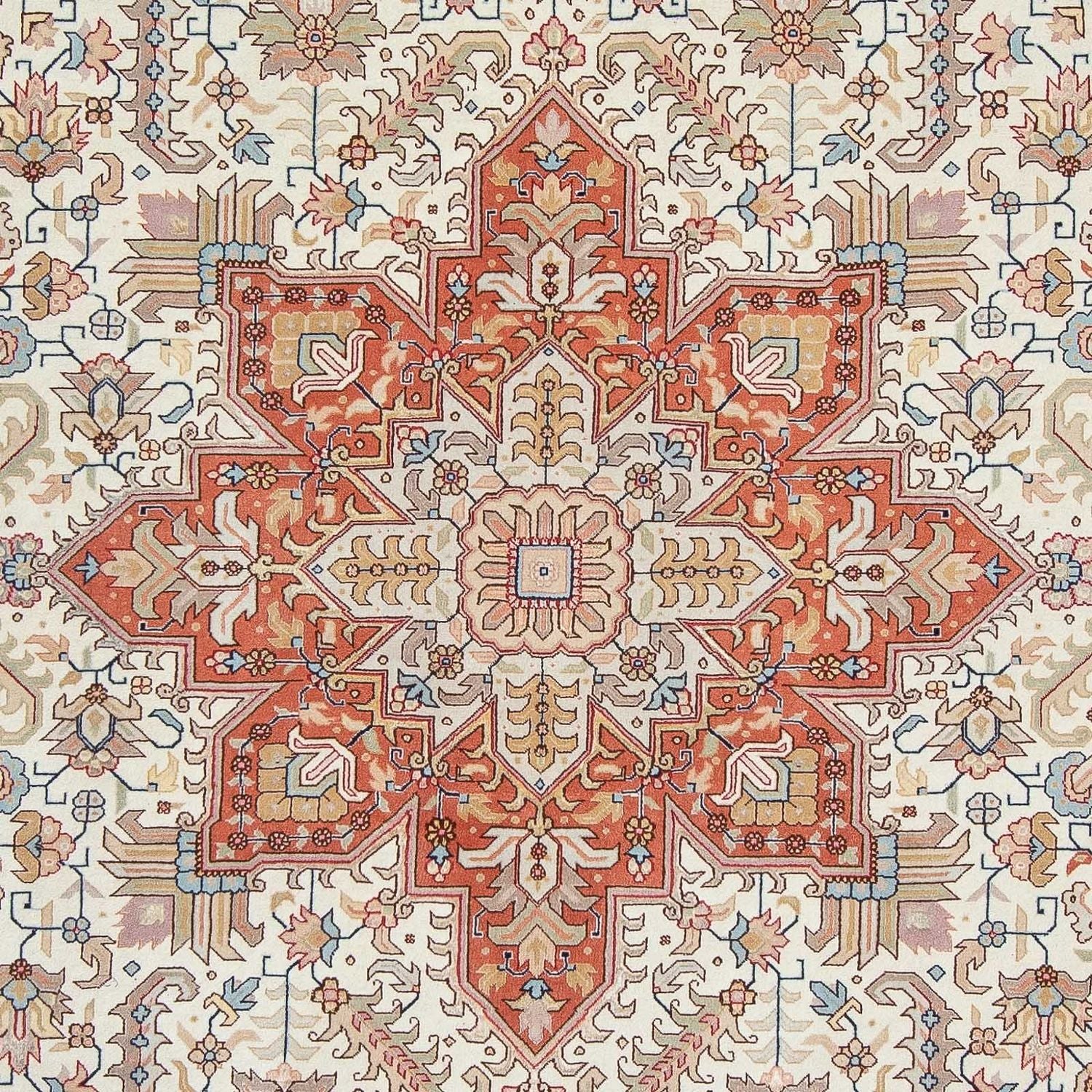 Alfombra Persa - Tabriz - Real - 306 x 200 cm - beige