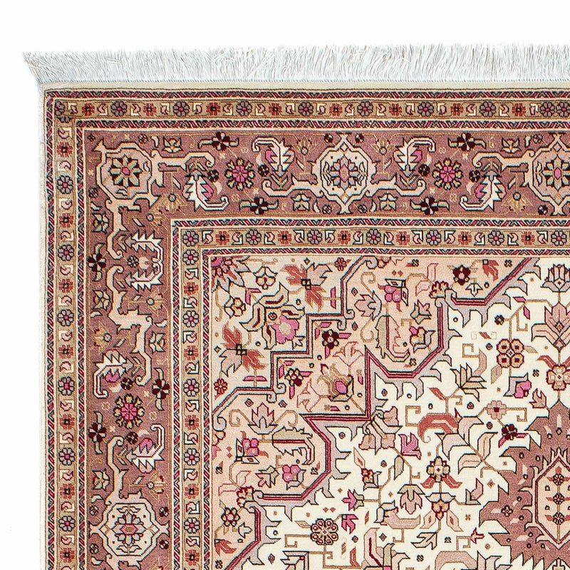Alfombra Persa - Tabriz - Real - 207 x 149 cm - beige