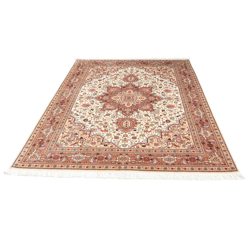Alfombra Persa - Tabriz - Real - 207 x 149 cm - beige