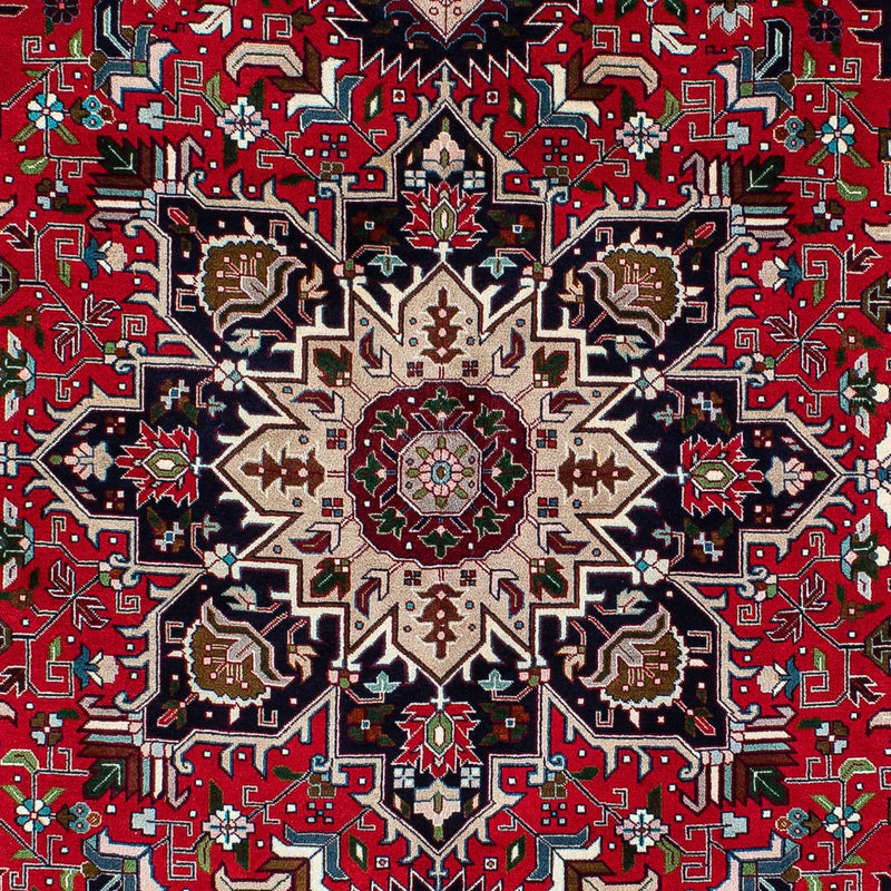 Alfombra Persa - Tabriz - Real - 206 x 151 cm - rojo