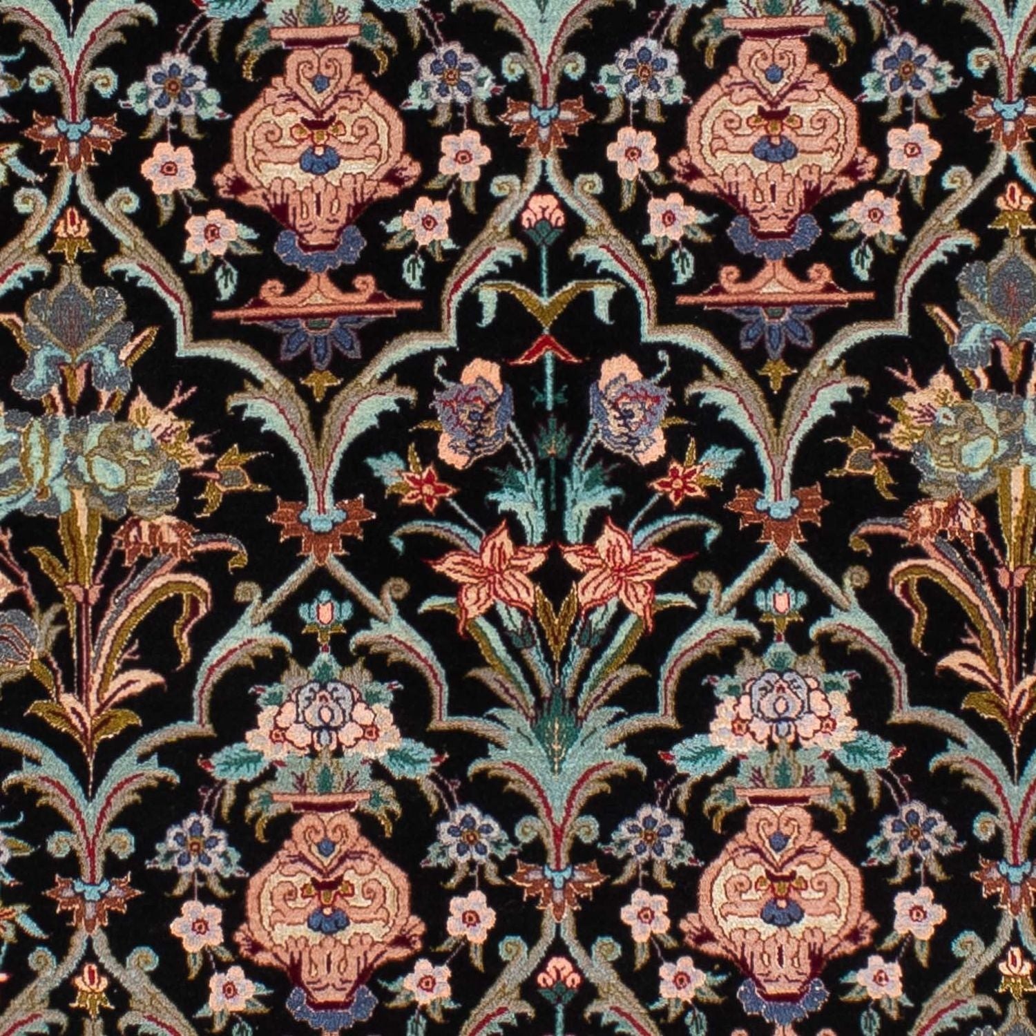 Alfombra Persa - Isfahan - Prima - 233 x 156 cm - azul oscuro