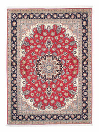 Alfombra persa - Tabriz - 207 x 150 cm - rojo