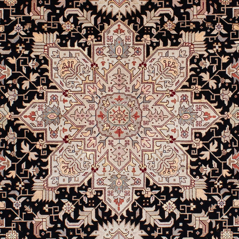 Alfombra Persa - Tabriz - Prima - 206 x 151 cm - azul oscuro