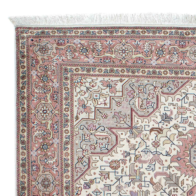 Alfombra Persa - Tabriz - Real - 204 x 152 cm - beige