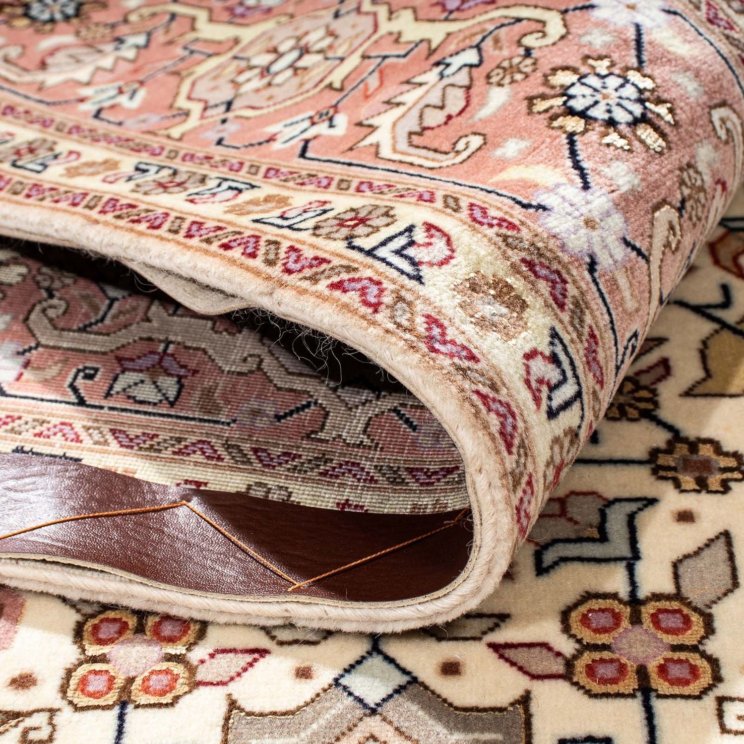 Alfombra Persa - Tabriz - Real - 204 x 152 cm - beige