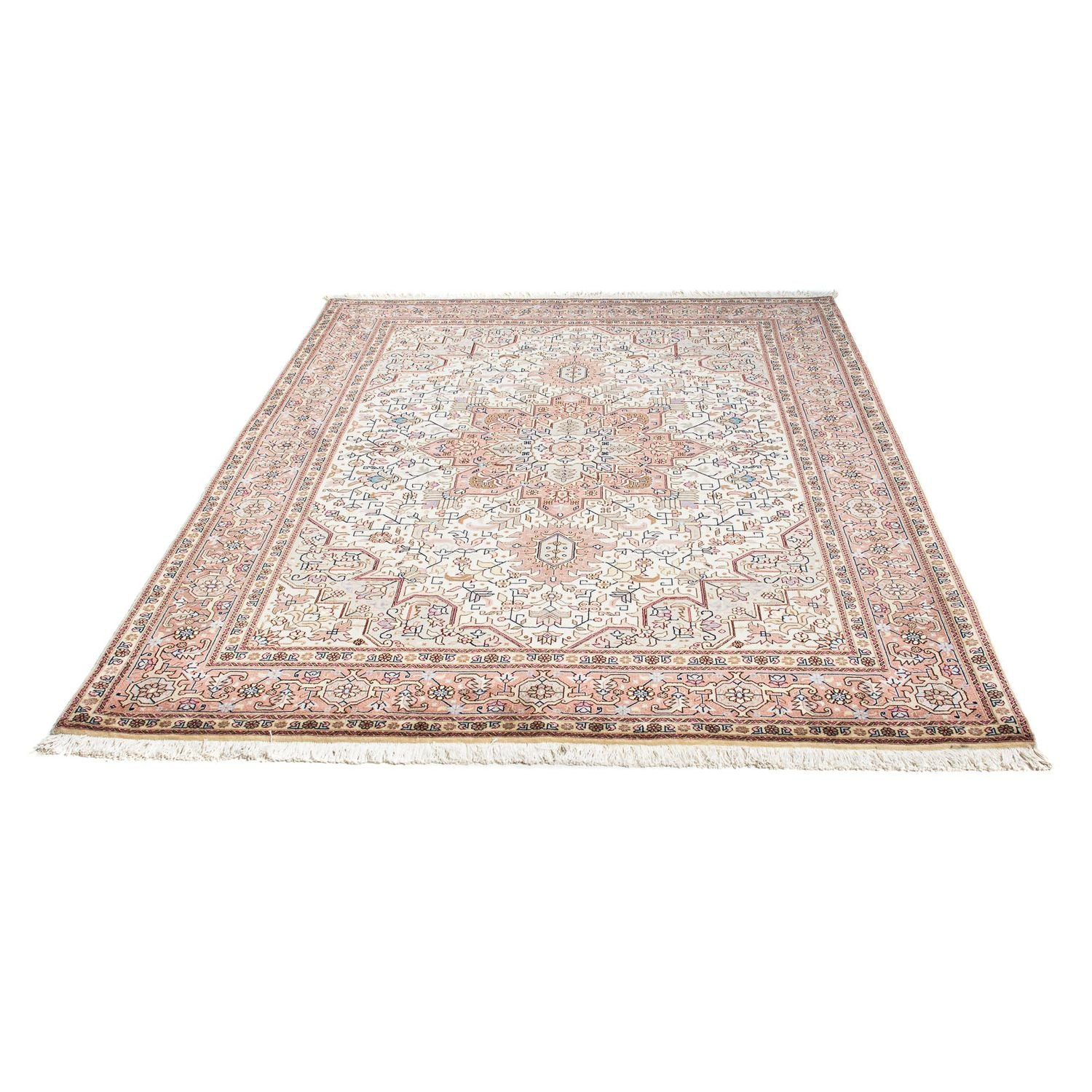 Alfombra Persa - Tabriz - Real - 204 x 152 cm - beige