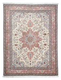 Alfombra Persa - Tabriz - Real - 200 x 149 cm - beige