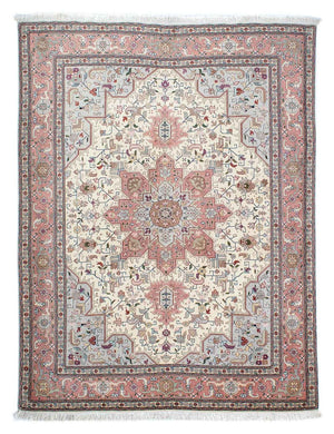 Alfombra Persa - Tabriz - Real - 200 x 149 cm - beige