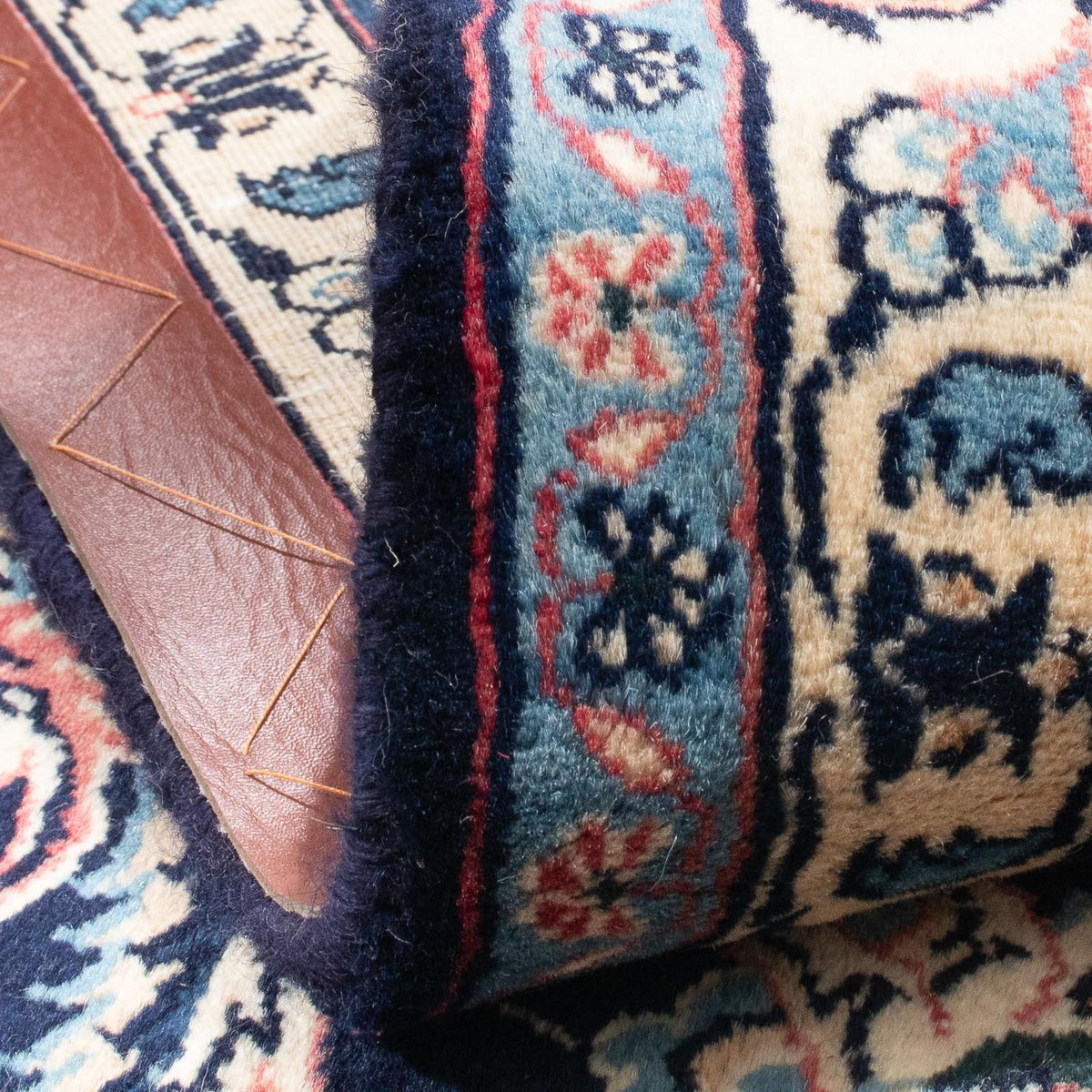 Alfombra persa - Clásica - 252 x 194 cm - azul oscuro