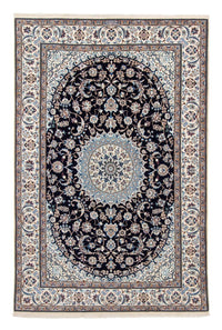 Alfombra Persa - Nain - Real - 302 x 200 cm - negro