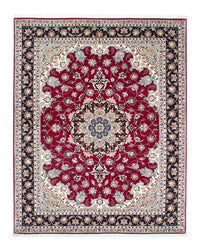 Alfombra Persa - Tabriz - Real - 197 x 153 cm - rojo oscuro