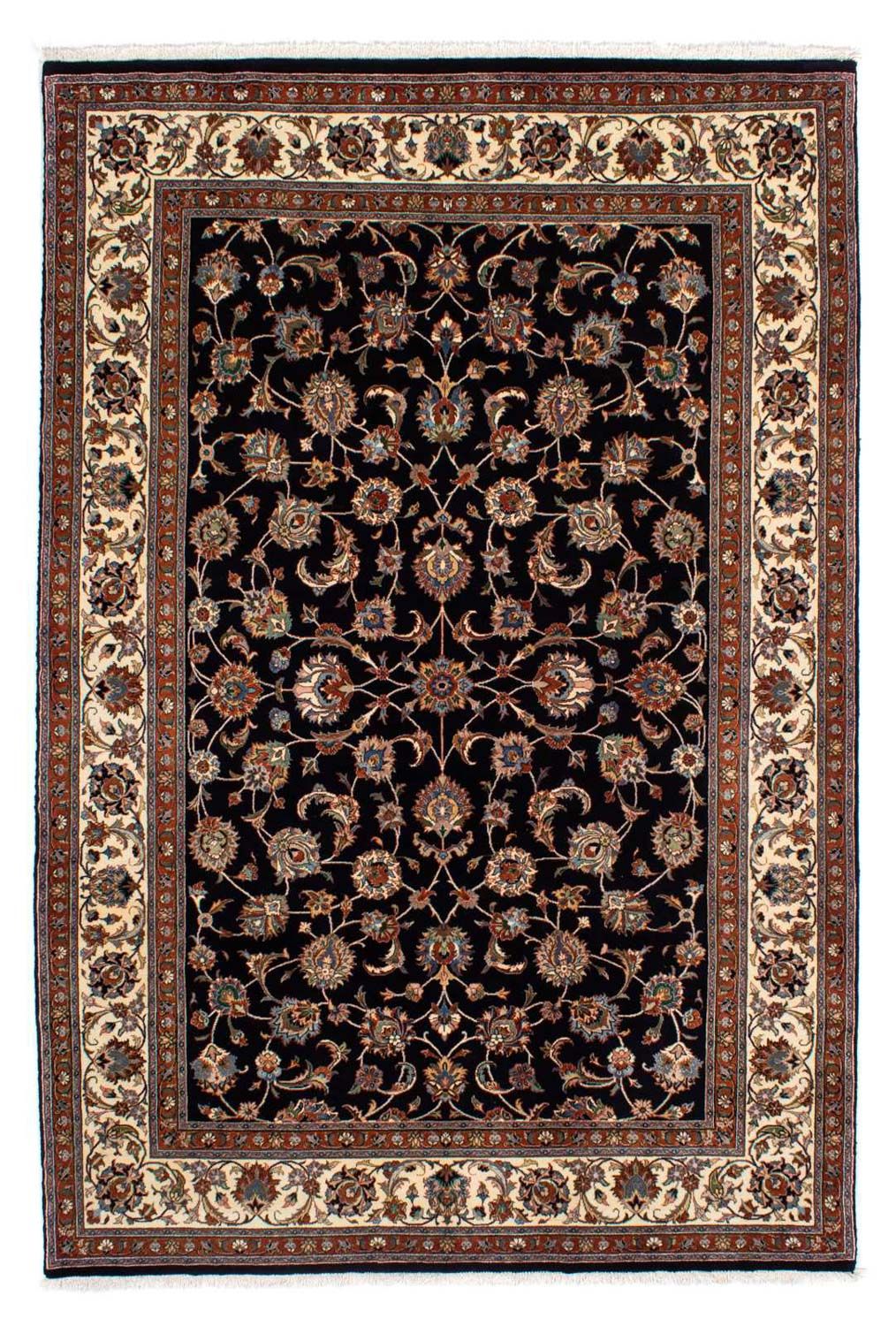Alfombra persa - Clásica - 286 x 195 cm - azul oscuro