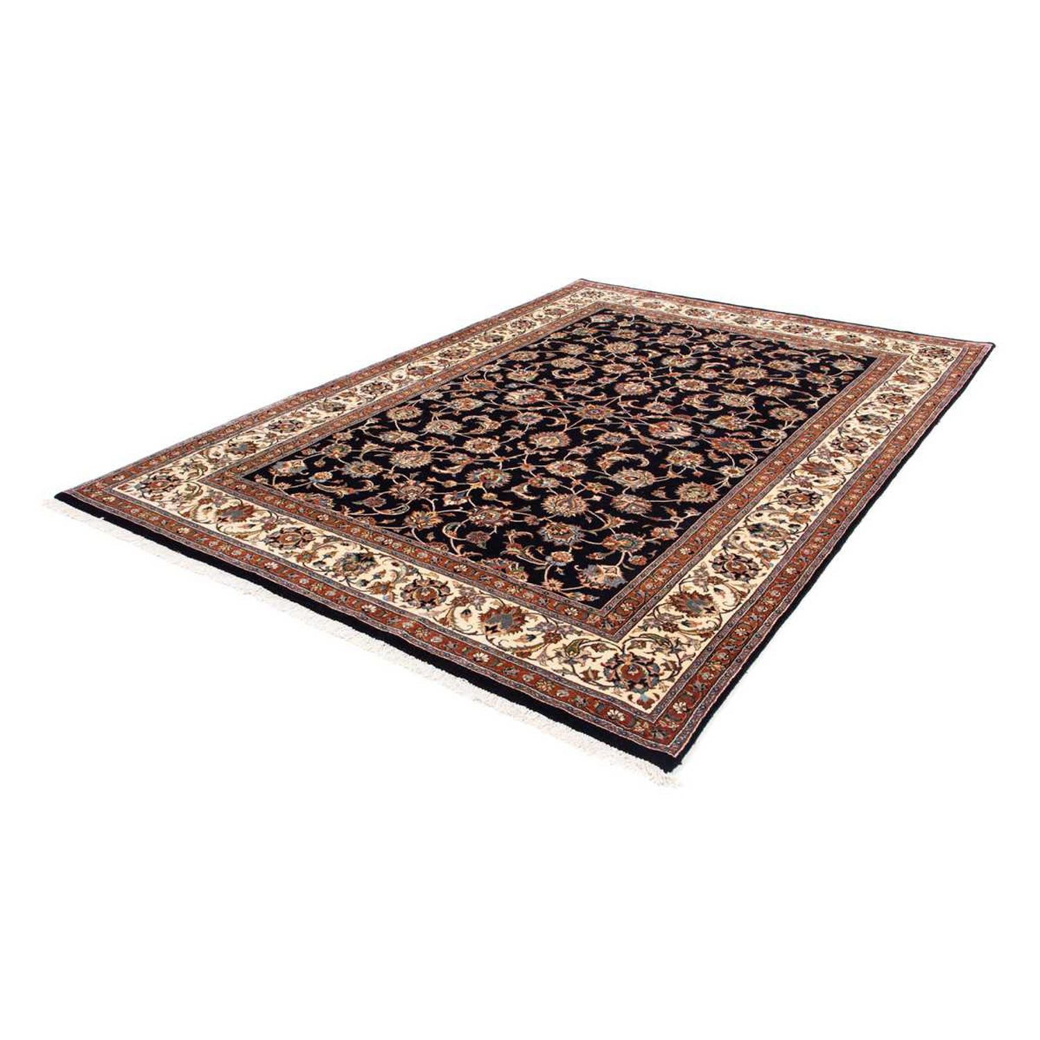 Alfombra persa - Clásica - 286 x 195 cm - azul oscuro