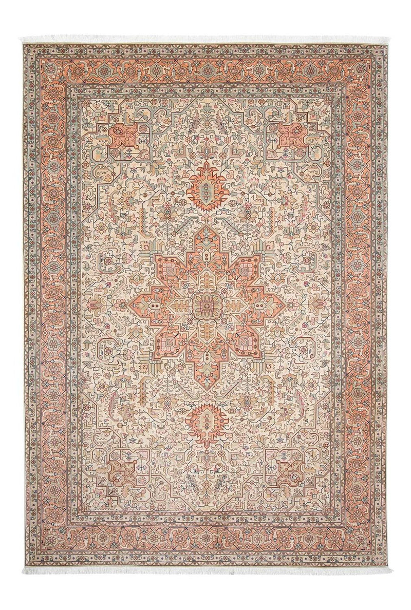 Alfombra Persa - Tabriz - Real - 302 x 205 cm - beige