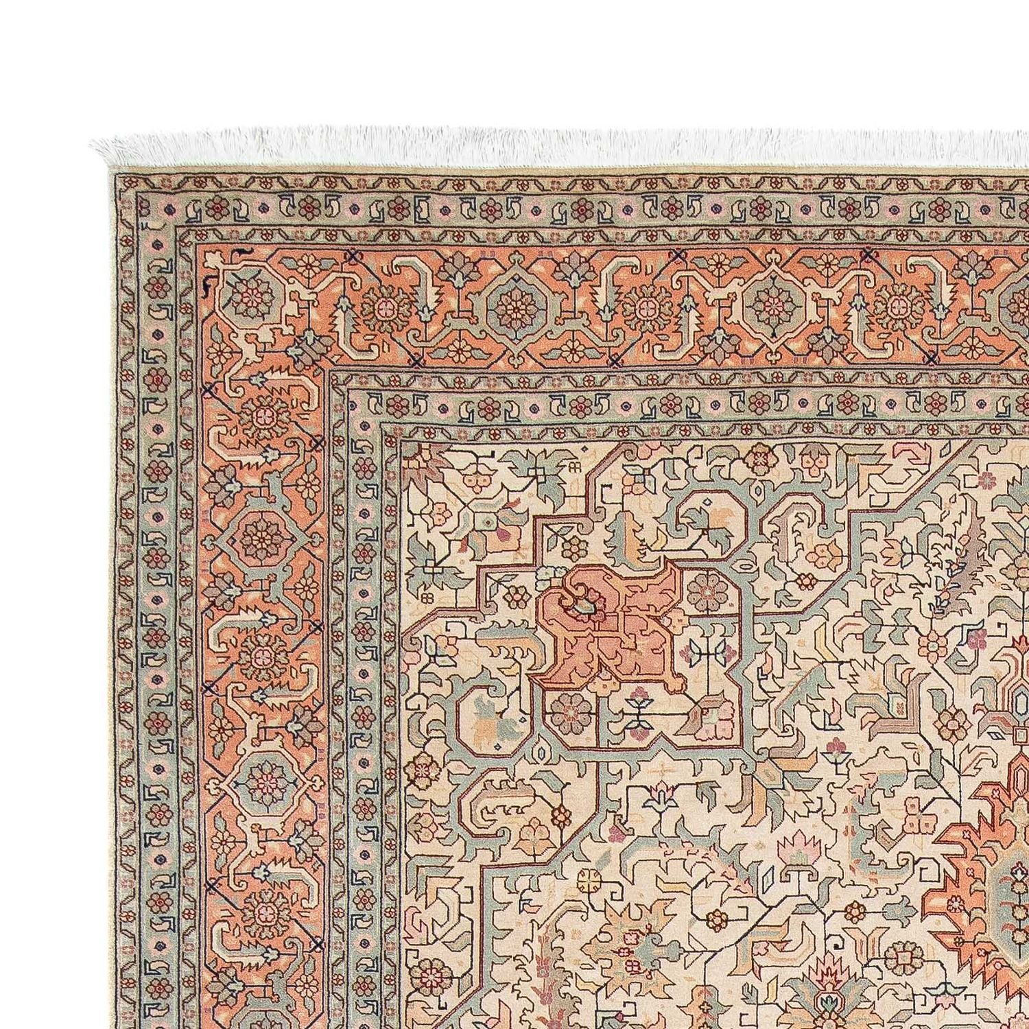 Alfombra Persa - Tabriz - Real - 302 x 205 cm - beige