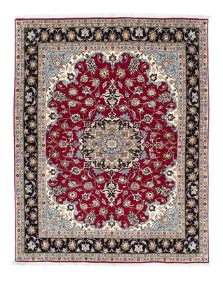 Alfombra Persa - Tabriz - Real - 198 x 155 cm - rojo oscuro