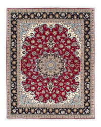 Alfombra Persa - Tabriz - Real - 198 x 155 cm - rojo oscuro