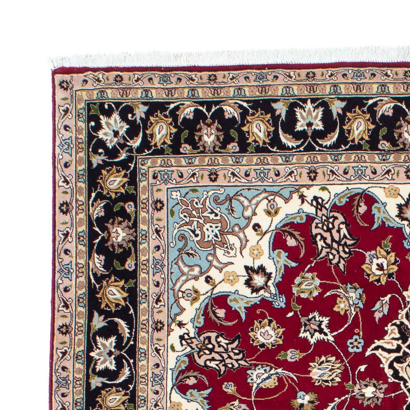 Alfombra Persa - Tabriz - Real - 198 x 155 cm - rojo oscuro