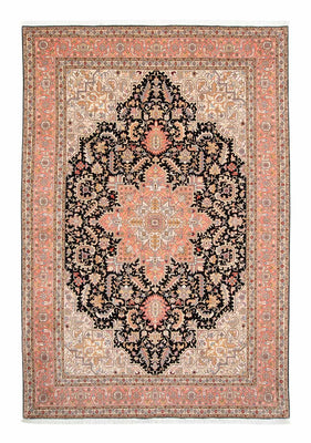 Alfombra Persa - Tabriz - Real - 311 x 204 cm - azul oscuro