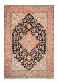 Alfombra Persa - Tabriz - Real - 311 x 204 cm - azul oscuro