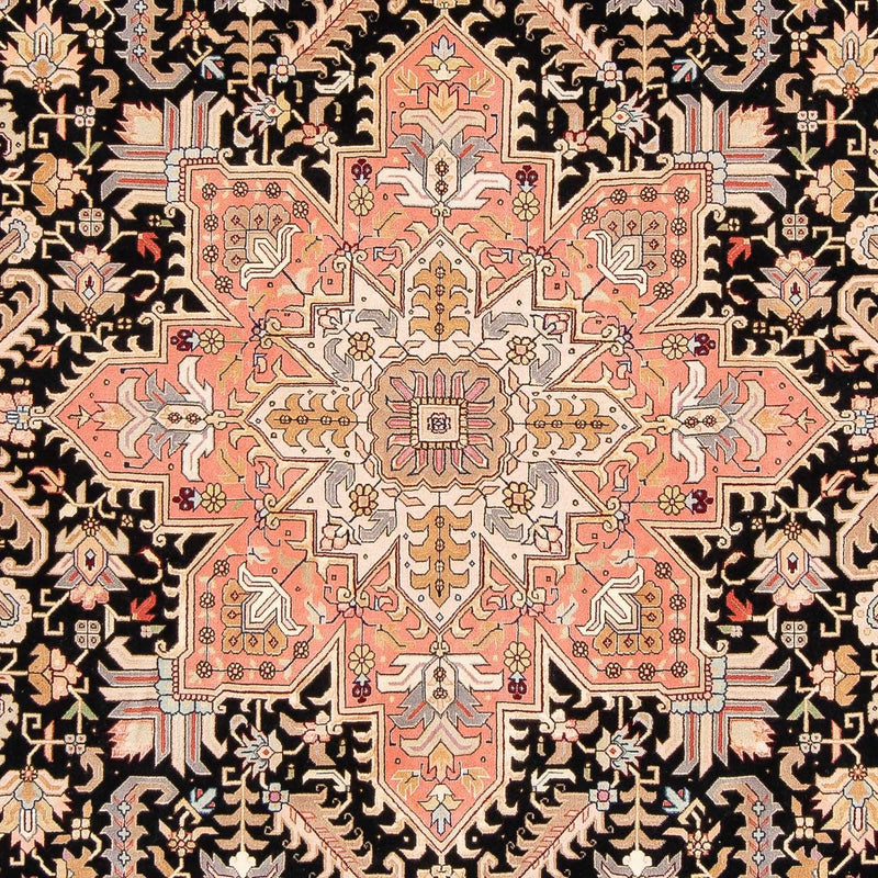 Alfombra Persa - Tabriz - Real - 311 x 204 cm - azul oscuro