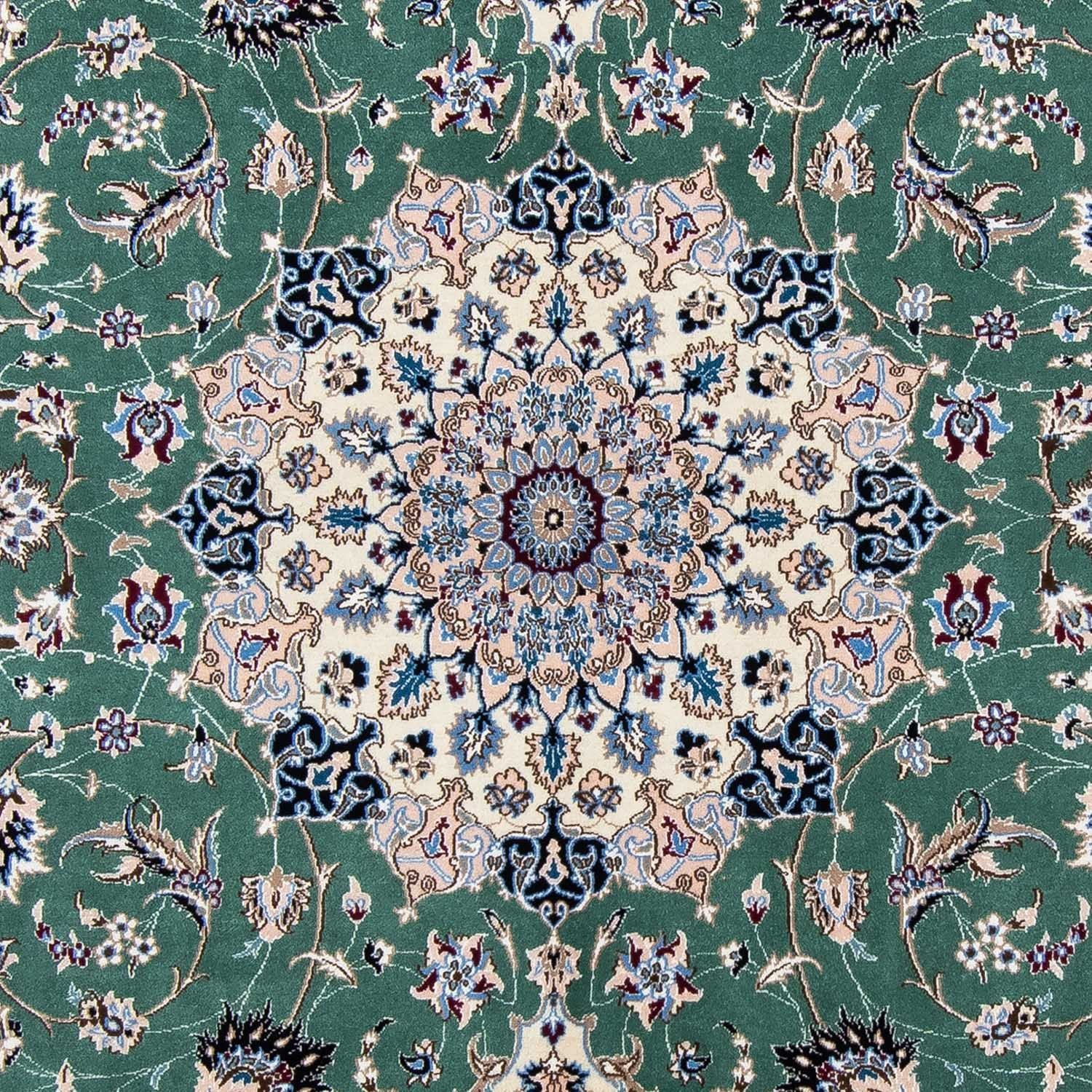 Alfombra Persa - Nain - Real - 302 x 200 cm - verde