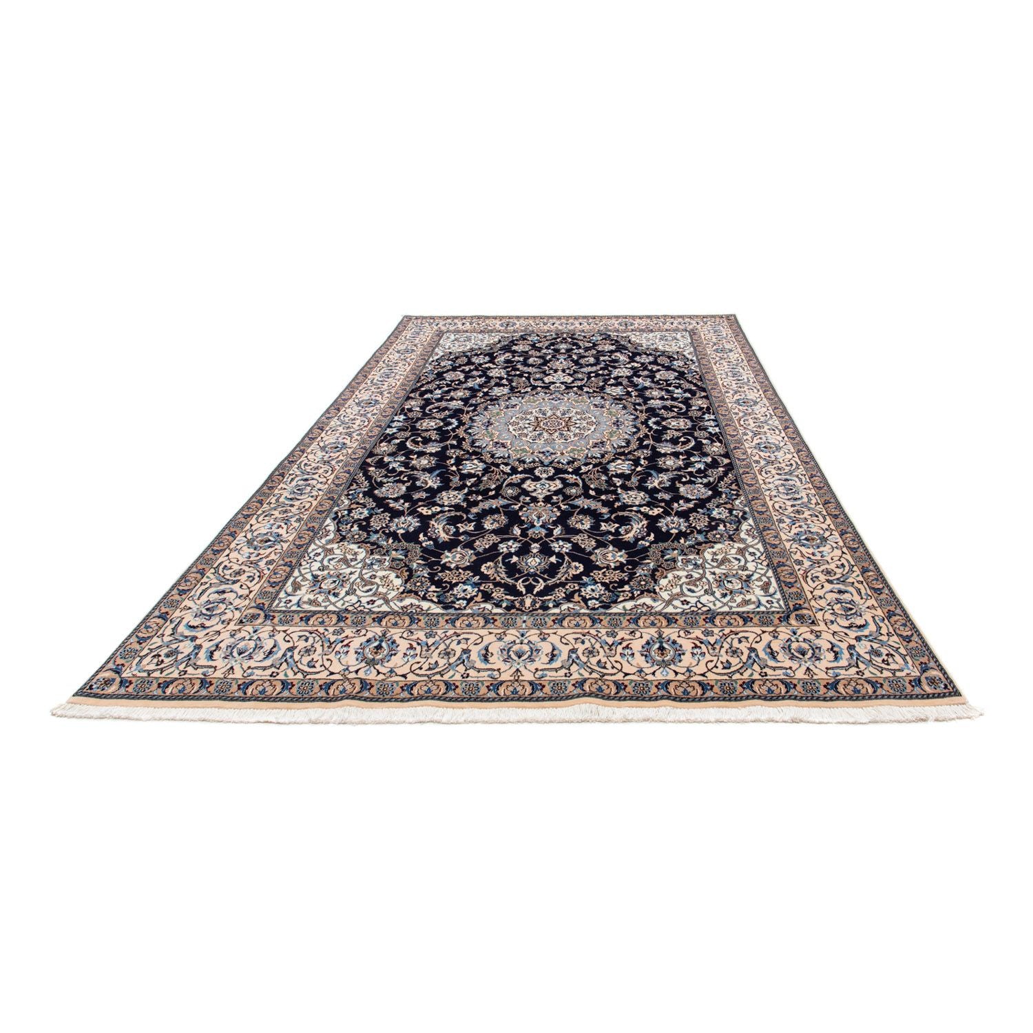 Alfombra Persa - Nain - Prima - 307 x 198 cm - negro