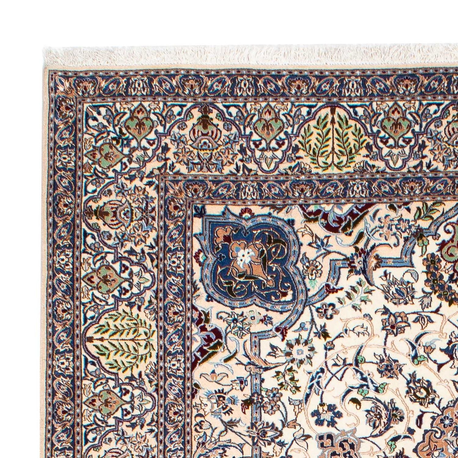 Alfombra Persa - Nain - Real - 240 x 151 cm - beige