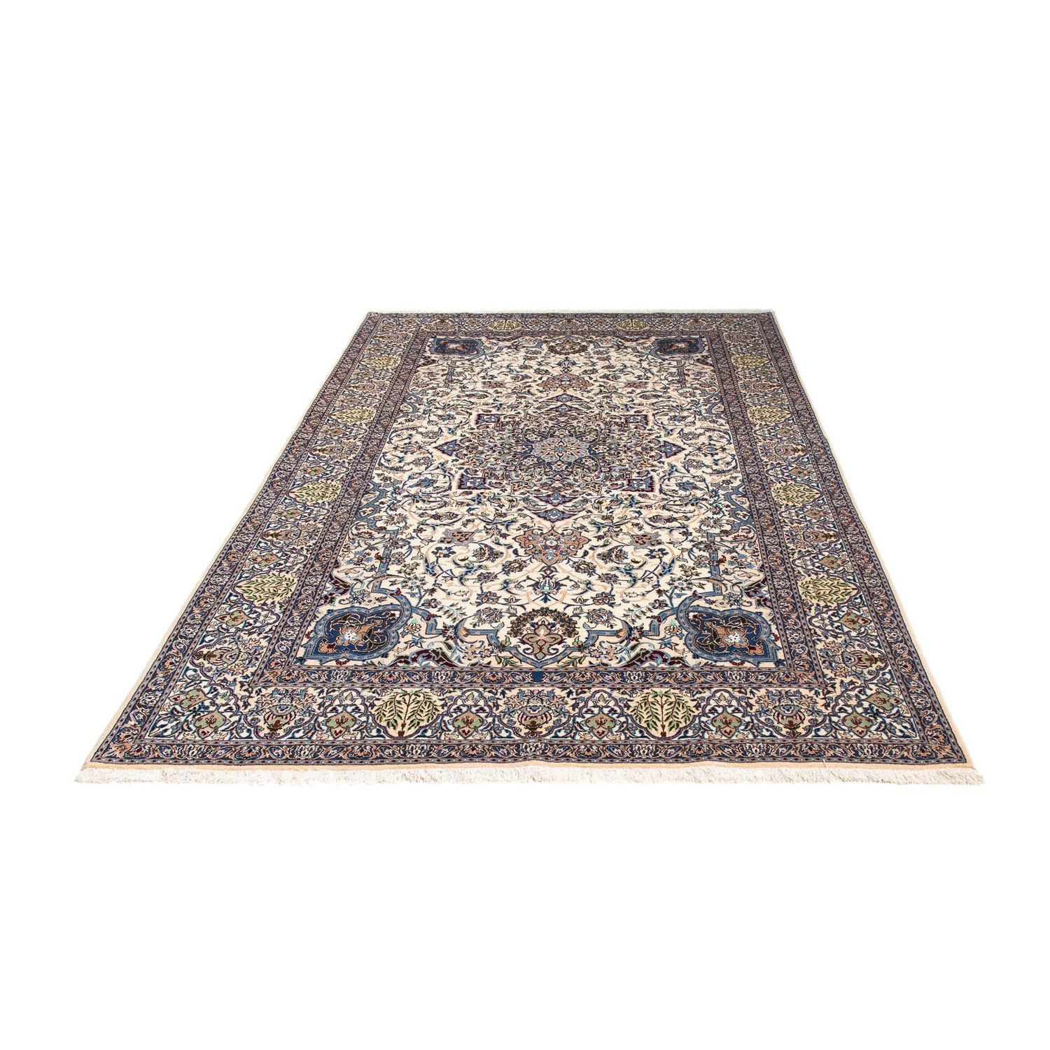 Alfombra Persa - Nain - Real - 240 x 151 cm - beige