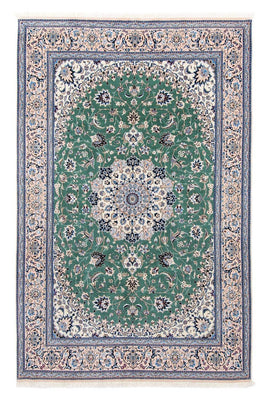Alfombra Persa - Nain - Real - 293 x 198 cm - verde