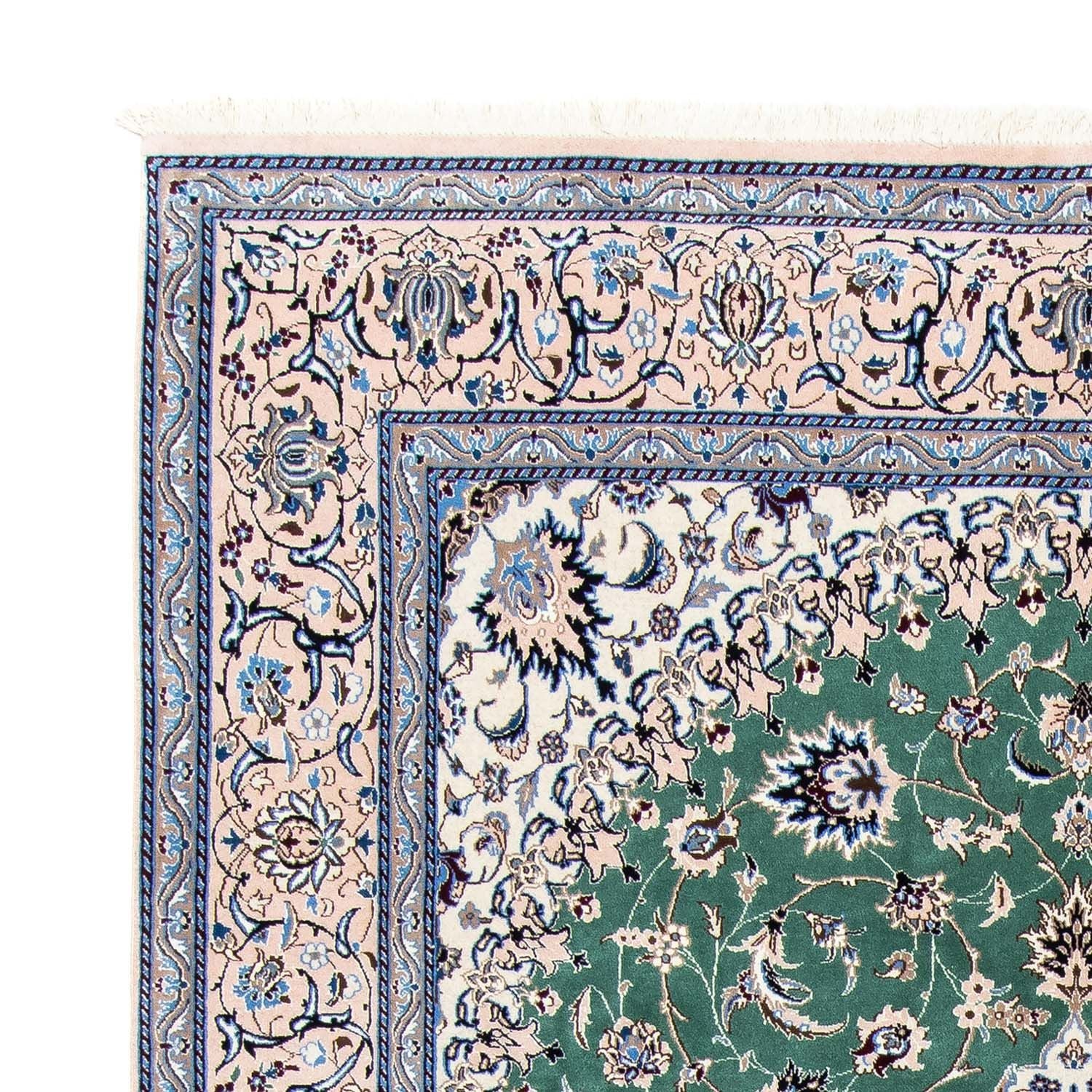 Alfombra Persa - Nain - Real - 293 x 198 cm - verde