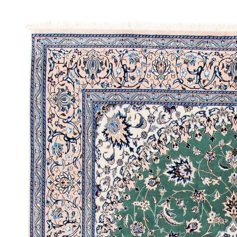 Alfombra Persa - Nain - Real - 293 x 198 cm - verde