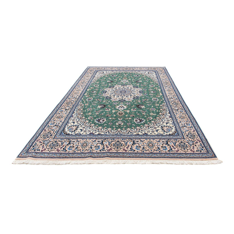 Alfombra Persa - Nain - Real - 293 x 198 cm - verde