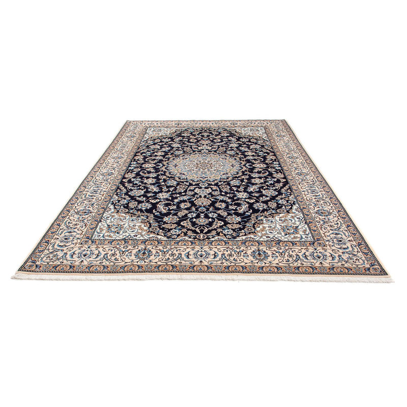 Alfombra Persa - Nain - Real - 316 x 208 cm - azul oscuro