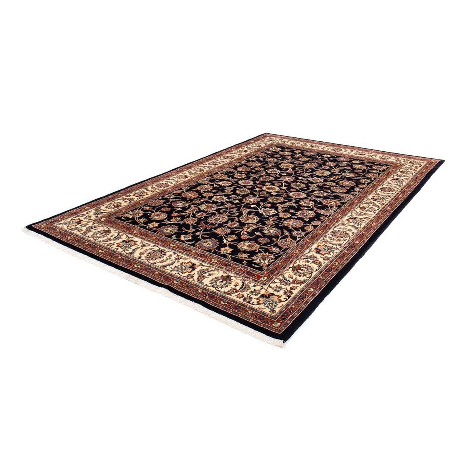 Alfombra persa - Clásica - 298 x 200 cm - azul oscuro