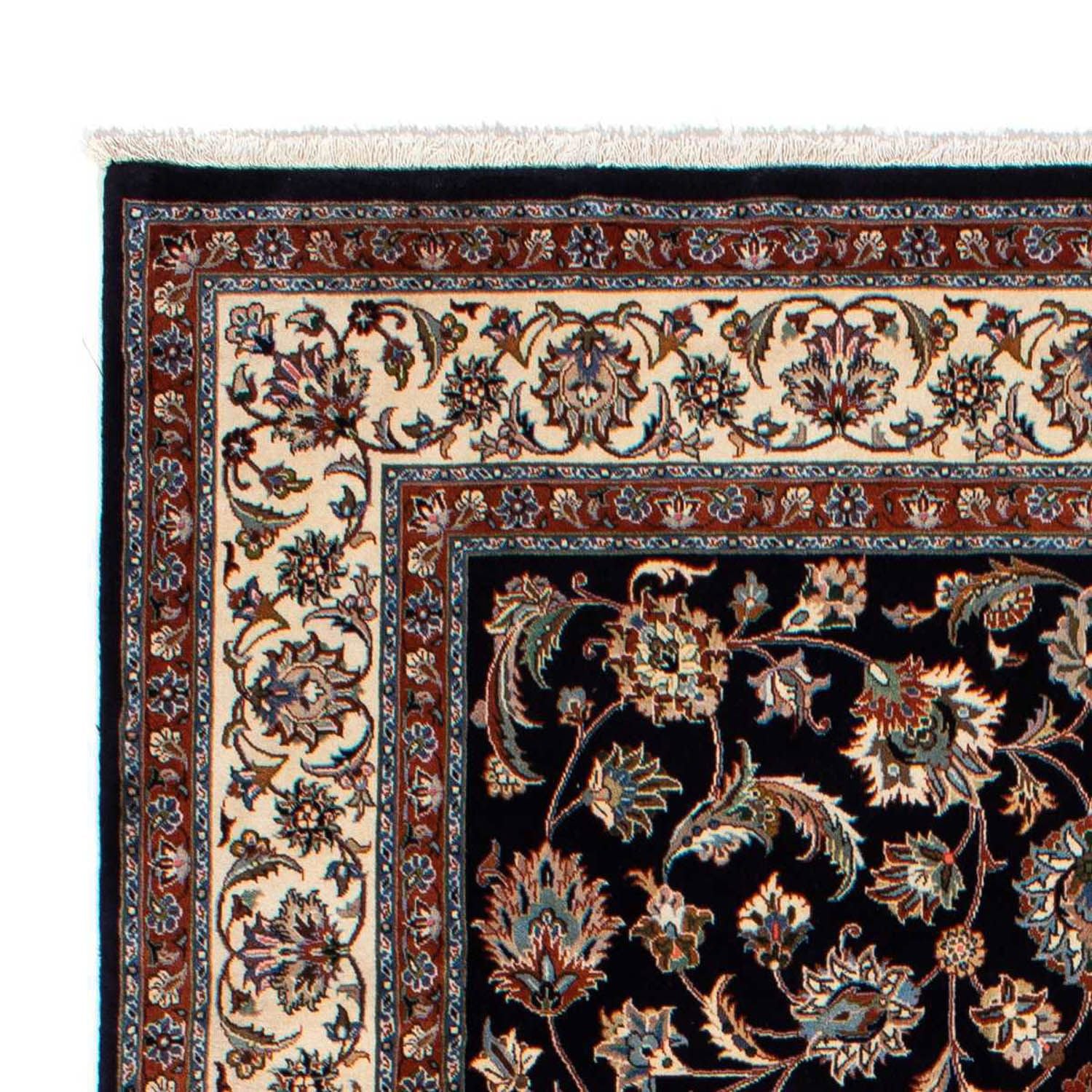Alfombra persa - Clásica - 295 x 196 cm - azul oscuro