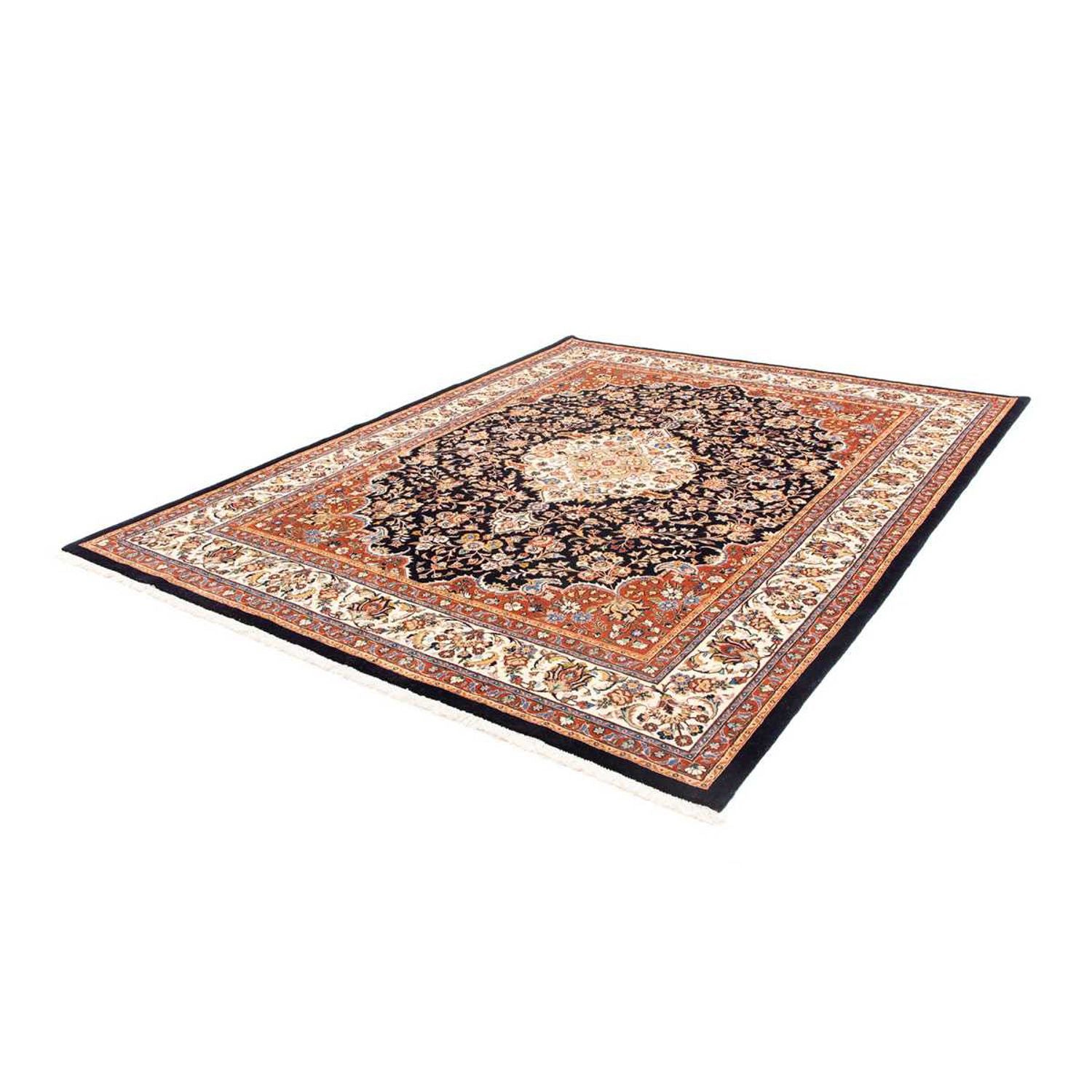 Alfombra persa - Clásica - 282 x 217 cm - azul oscuro
